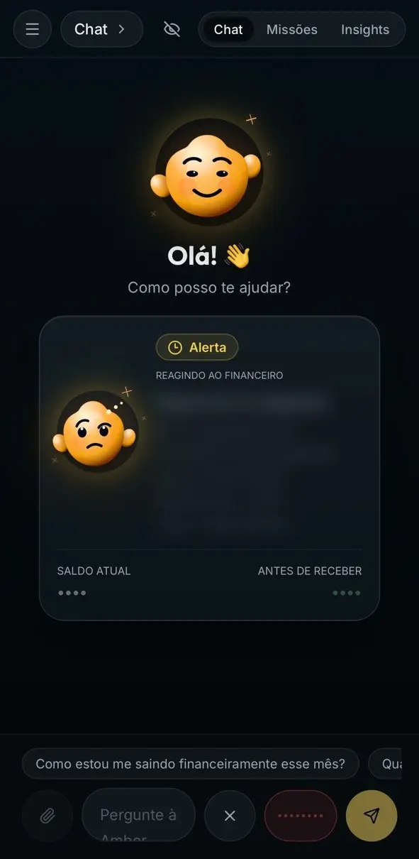 Tela 1 de AmberPocket